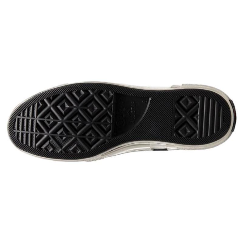 Converse Chuck 70 Hacked Heel Comfortable Daily Wear-resistant Lightweight Low-top Canvas Shoes Unisex Black