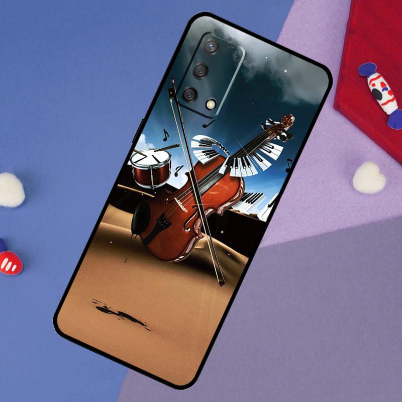 

Чехол-книжка для скрипки и пианино для Oppo A78 A18 A38 A74 A94 A54 A58 A98 A80 A60 A40 A96 A76 A16 A15 A17 A57 A5 A6 Pro OPPO A74 4G
