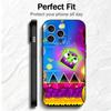 Geometry Dash Game Soft Phone Case for iPhone 16 16E 17 Air 15 Pro Max 14 Plus 13 Mini 11 12 7 Black Cover Back Shell
