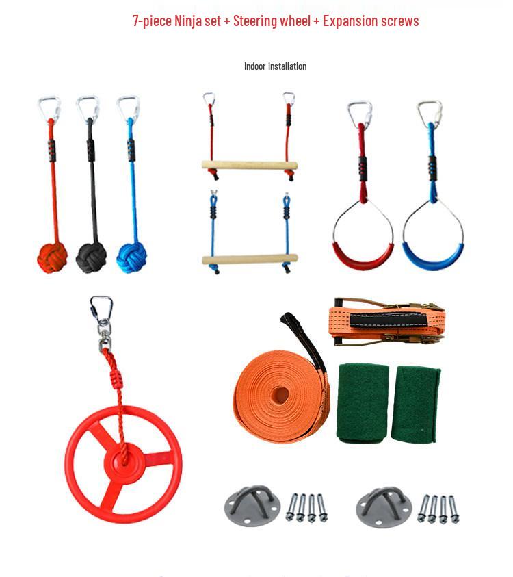 Outdoor Climbing Toys & Swings for Sensory Training and Balance