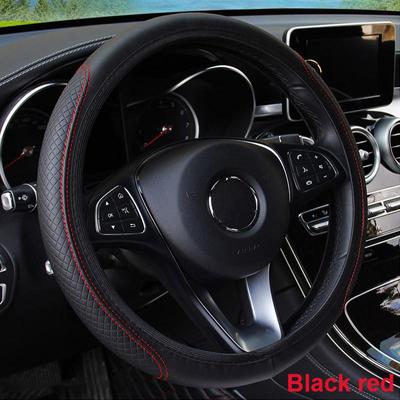 Coprivolante per auto Cuscino antiscivolo in pelle microfibra universale per volanti da 38 cm