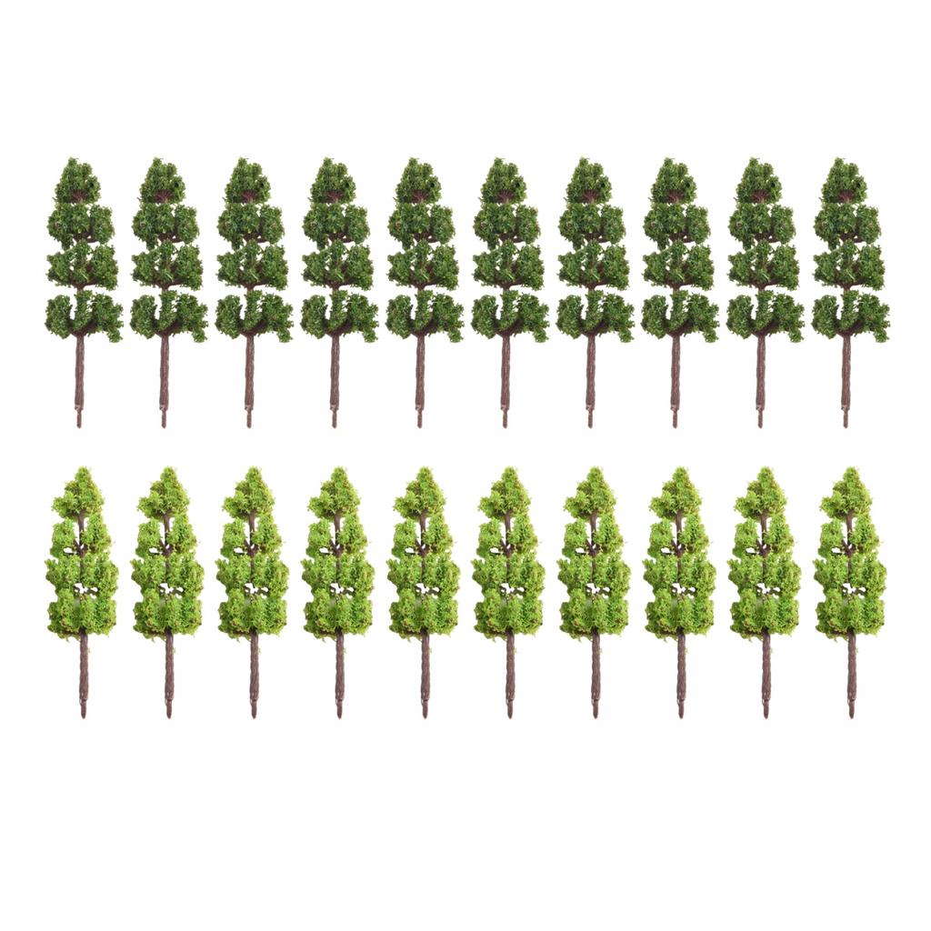 Landschaftsmodellbäume Straßenbahn Eisenbahn Diorama Landschaft Miniatur