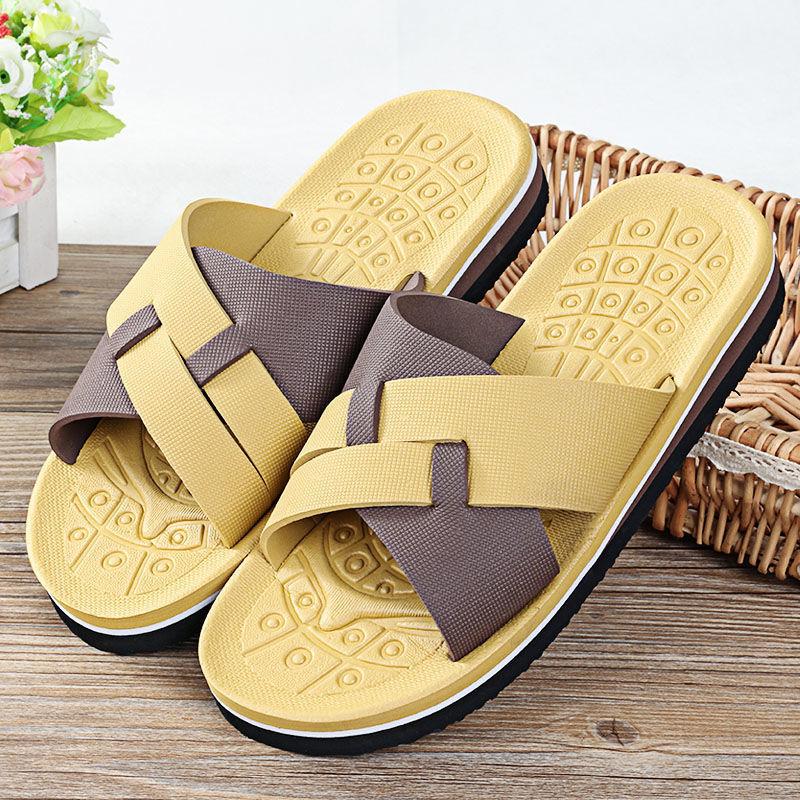 Sandals and Slippers for Men Summer Thick Soles Non Slip Household Slippers In Summer