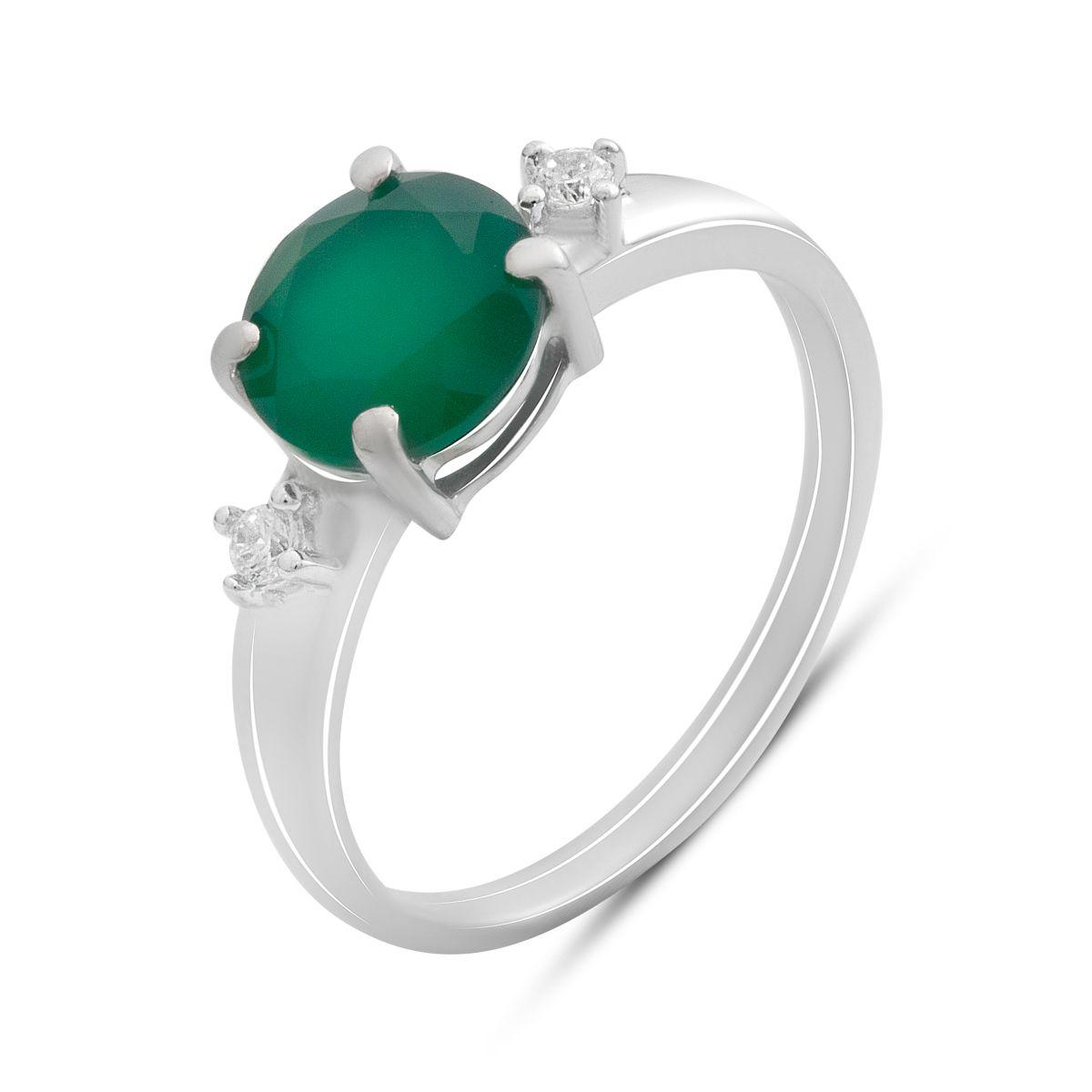 

Серебряное кольцо с натуральным агатом 1.824ct, вес изделия 2,74 гр (2189787) 18