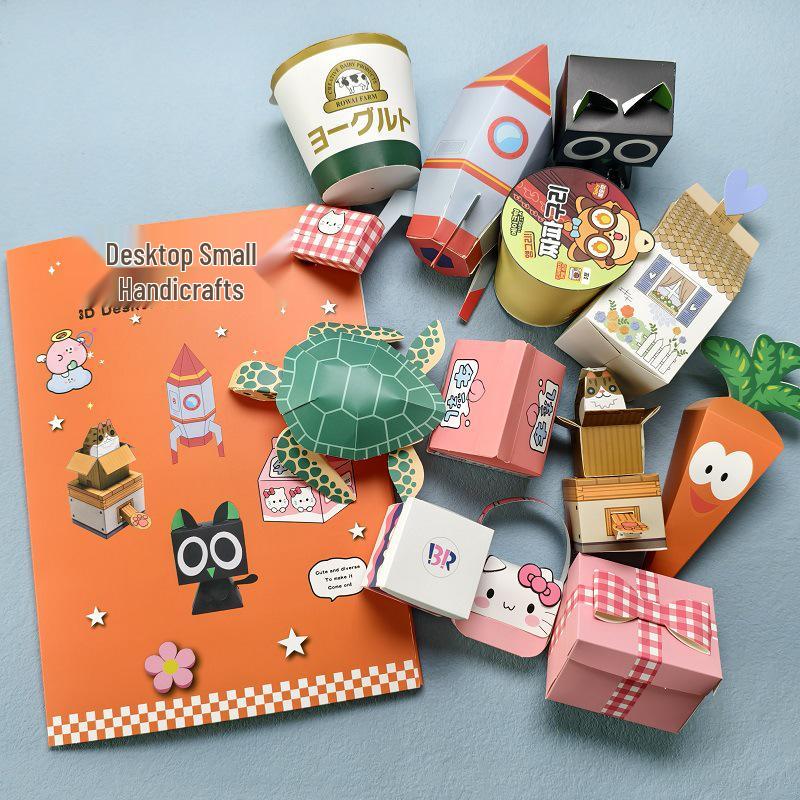 3D Stereo Origami DIY Kit: Educational Toys for Kids Creative Learning