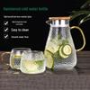 Jingbeier Large Capacity High Heat Resistant Glass Water Pitcher Set