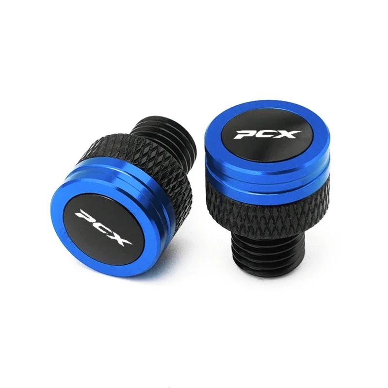Motorcycle Accessories CNC Mirror Plug Hole Screw Cap Tire Valve Stem Caps Cover FOR HONDA PCX125 PCX150 PCX160 PCX 125 150 160