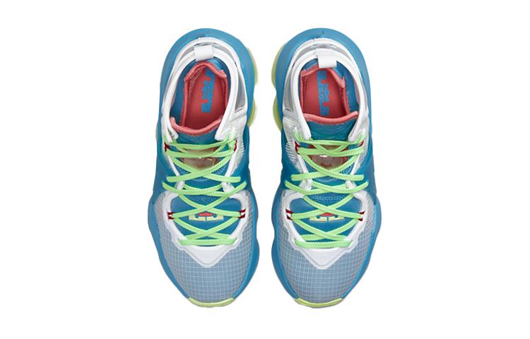 Nike LeBron 19 Dutch Blue Lime Glow GS DD0418-400