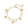 18K Gold Starfish Pearl Bracelet – Versatile Stainless Steel Women's Jewelry