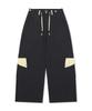RuNaKi'Hu' Wxp092 Sukeru Kokoro Linen Layered Pants (Black)