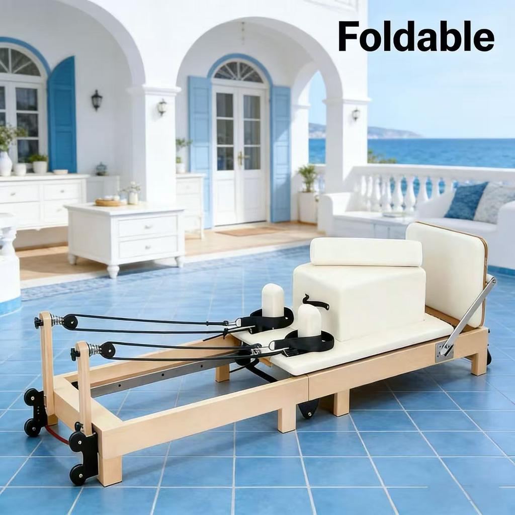Letto pieghevole per Pilates Attrezzatura per il fitness Studio di yoga Palestra Pilates Reformer Machine Scala Club privato Bodybuilding a casa Esercizio
