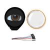 Circular LCD Module 0.71in with SPI Port High Brightness for DIY Electronics and IoTs Applications for Wearable Devices