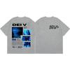 Rapper Dei V Album Merch Tshirt Unisex Unisex Fashion Hip Hop Vintage Short Sleeve T Shirt High Quality Cotton Oversized Tshirts