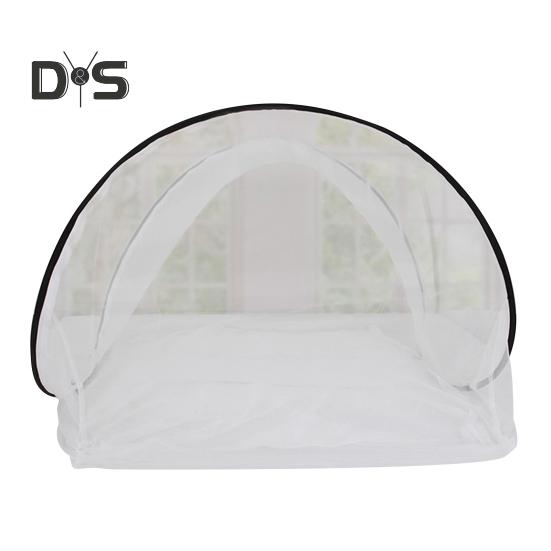 Portable Mosquito Net Foldable Free Adjustment Fine Mesh Large Popping Up Camping Mosquito Tent Home Travel Single Person Mosquito Net