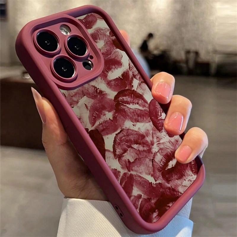 Artistic Flowers iphone16pro For iPhone 16 15 Pro Max 16pro 14 13 12 11 16 Plus Soft TPU Thickened Protective Back Cover