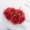 6 Stück Künstliche Blumen Handgemacht Gerbera Mode Haus Garten Braut DIY Geschenk Kranz Material Hochzeitsbankett Dekoration Weihnachten