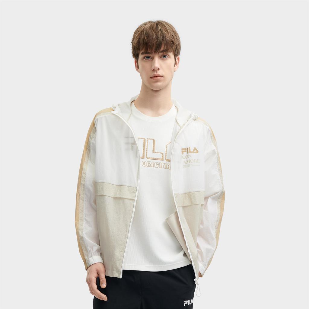 New FILA ORIGINALE Jackets Men's Cloud White F11M429701FWT