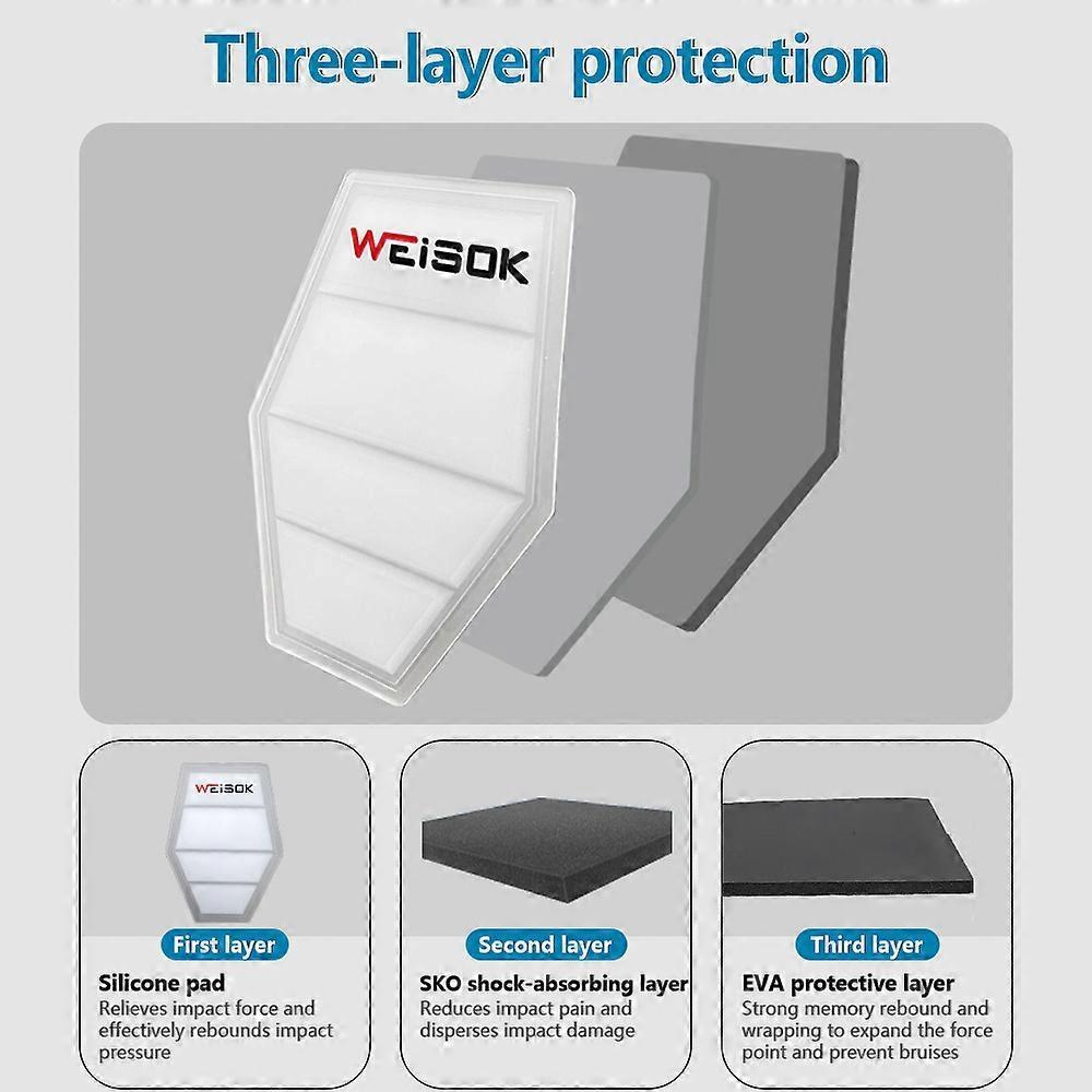 3D Beschermende Gevoerde Shorts Butt Pad Shorts EVA Siliconen Uitrustingsbescherming voor Snowboarden Skaten