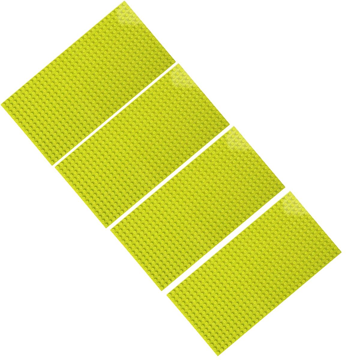 4 stuks 16x32 Werkt Met Tijdloze Bouwsteen Bevestigingen Bord Component 4pcs 16x32 lichtgroene kleur