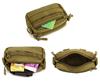 Phoenix Ikki Small Accessory Fits Belt Molle Available in 5 Camouflage Multifunctional Tactical Tool EDC Mini Crossbody Brown Bag, 5.5-inch