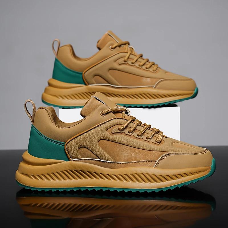 Pánské boty Tenisky Pánské tenisky Luxusní boty Pánské ležérní Trenér Závody Prodyšné módní povaleče na běhání Boty pro muže