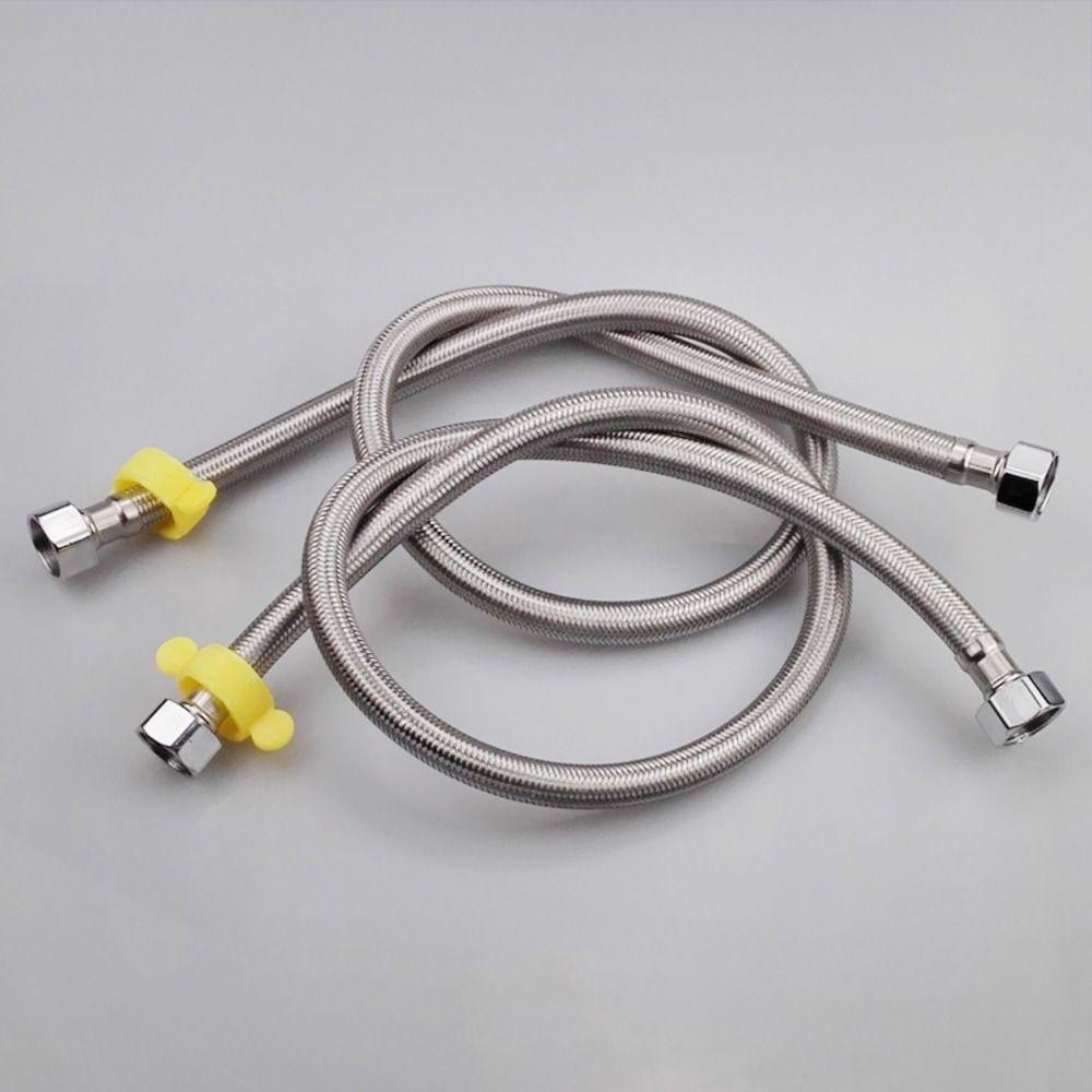 30-200cm Flexible Braided Hose 1/2 Inch Faucet Water Pipe  Kitchen Bathroom Washing Machine