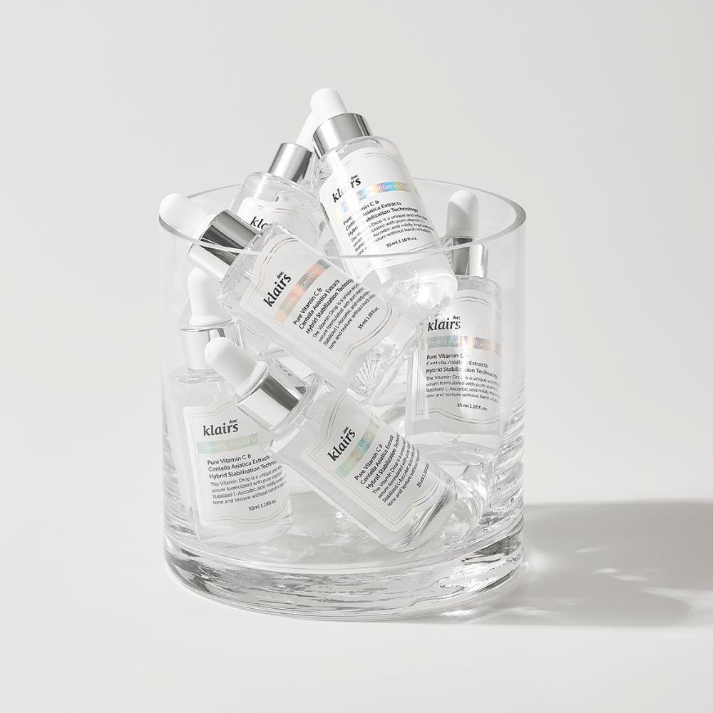 Klairs Świeżo wyciśnięte krople witaminowe (35 ml) – Serum rozjaśniające z czystą witaminą C, koreańskie