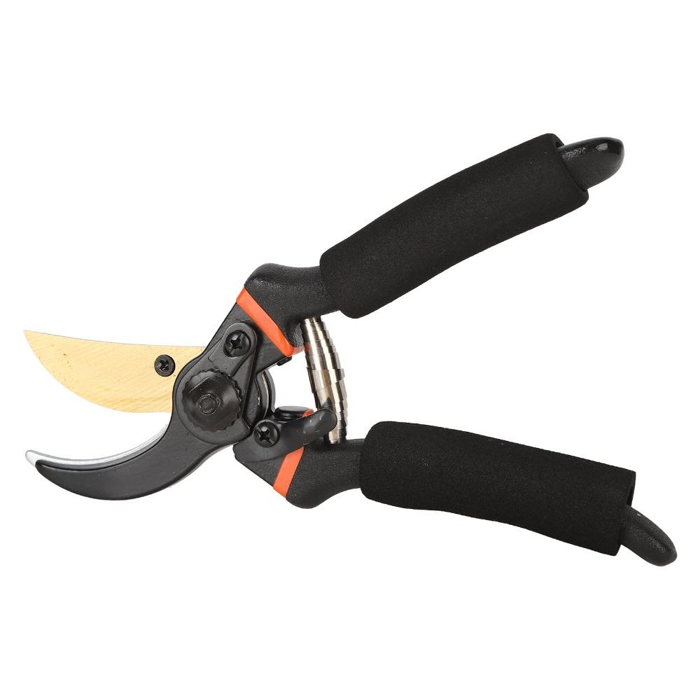 Black and Golden Garden Pruning Shears Bypass Design Garden Clippers Professional Bonsai Cutters