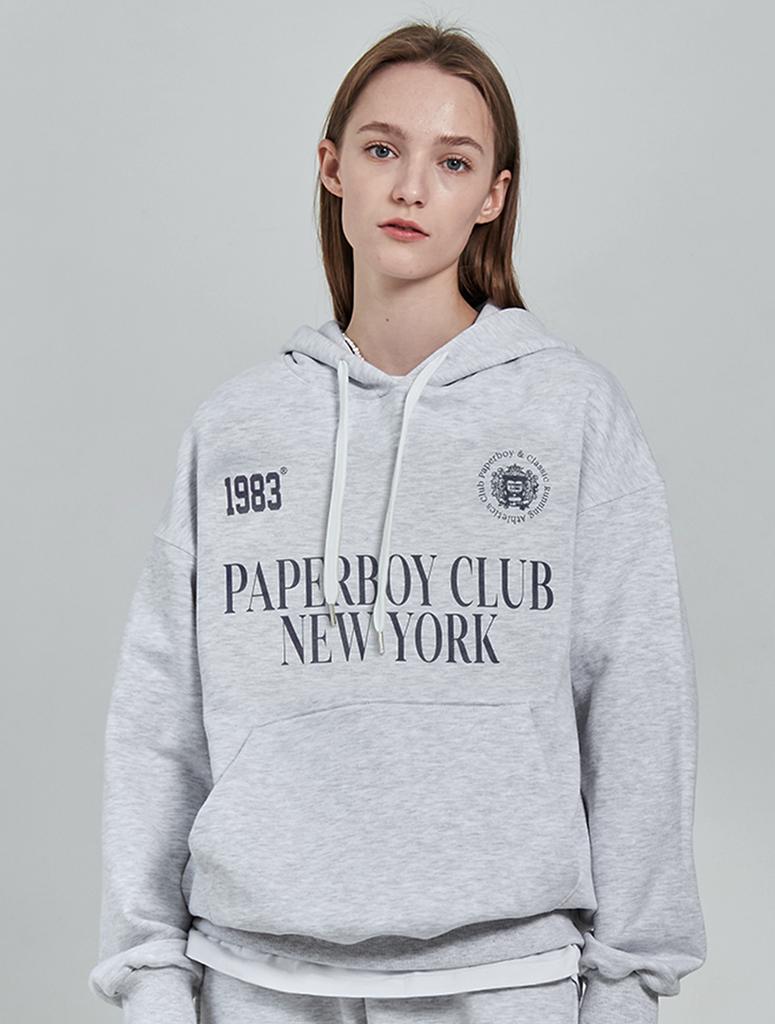 Sports Club Hoodie - White Melange (Type B)