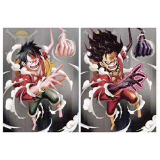 One Piece 3D Anime Farbverlauf Lentikular Stereoskopisches Gemälde