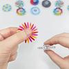 12/24Pcs Mini Ranbow Fidget Spinner for Kids Birthday Party Favors Goodie Pinata Fillers Easter Christmas Gift Stress Relief Toy