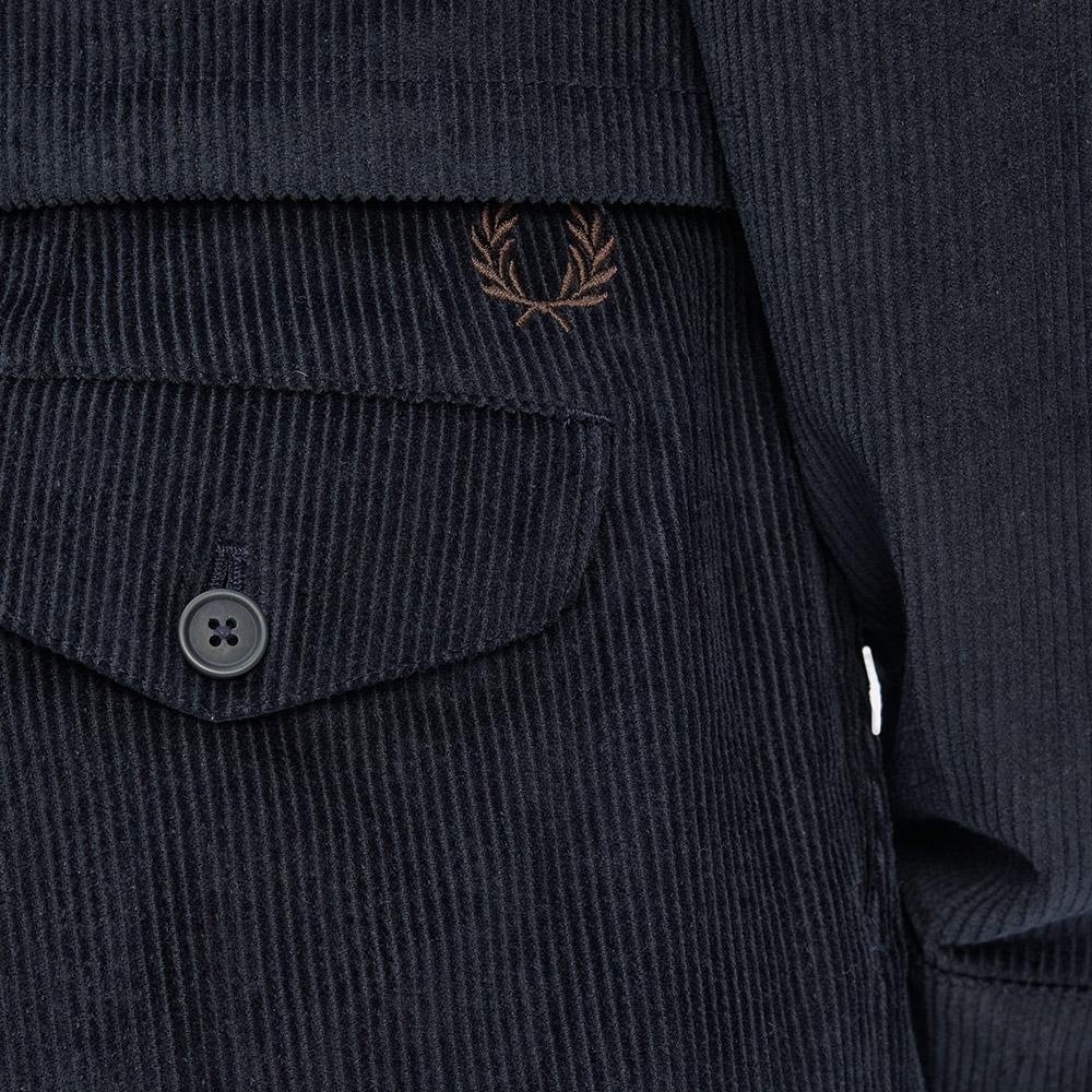 FRED PERRY [Sharp] Tapered Corduroy Trousers - Navy Afpm2538511-608