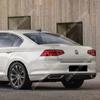 For Volkswagen Passat B8.5 2019 2020 2021 2022 2023 Rear Bumper Silver Plating Decorative Strip Spoiler Splitter BodyKits Tuning