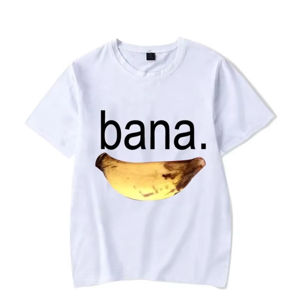Brand Men's T-shirt Banana Funny Cursed Printing Summer Tshirts Oversized Unisex Tshirt O-neck Men T-shirt Male Tops Camiseta