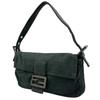 FENDI Mamma bucket Shoulder Bag Dark gray Women one belt used