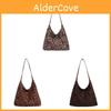 Leopard Pattern Shoulder Bag Women Large Tote With Zipper For Commuting And Travel