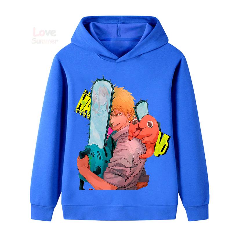 Japanese Anime Children Boys Girls Retro Hoodie Cartoon Jacket Kids Manga Coat Anime