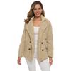 Women Faux Fur Coat Warm Autumn Winter Teddy Female Casual Coat Oversized Soft Fluffy Fleece Jackets Overcoat