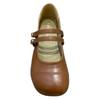 Flat-bottomed Mary Jane Shoes Women's 2025 Spring and Summer New Retro Gentle Wind Shallow Mouth Versatile One-word Buckle with Soft-soled Single Shoe