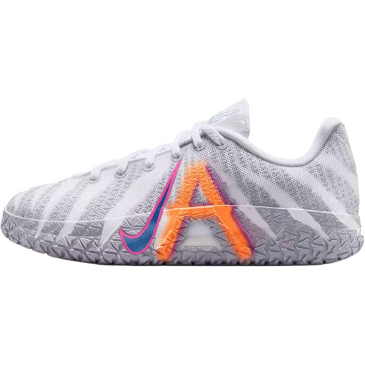 New Nike Ja Morant 3 Low top Children's Basketball Shoes Gray Orange Unisex IB4773-100