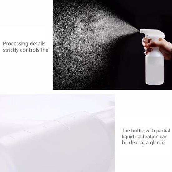 180/350/500ml Spray Bottle Large Capacity 360-degree Rotation Watering Flowers Compact Shooter Nozzle Spray Kettle Garden Supplies