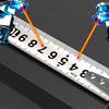 5m Hollow Measuring Tape Rustproof Metric Ruler Stainless Steel Tape Measure for Industry Construction Portable