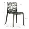 Transparent Acrylic Nordic Dining Chair - Modern Minimalist Plastic Chair for Home/Light Luxury Spaces