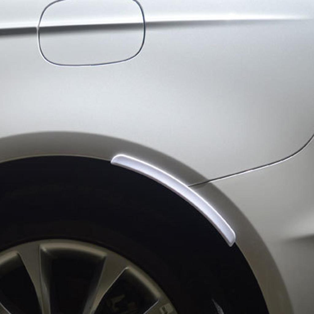 2PCS Universal Car Fenders Trim Strip Curved Anti-Scratch Universal Wheels Anti-collision Mudguard Protector Guard Accessories Interior Mirrors 6