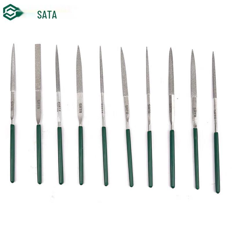 SATA 10-Piece Diamond Needle File Set