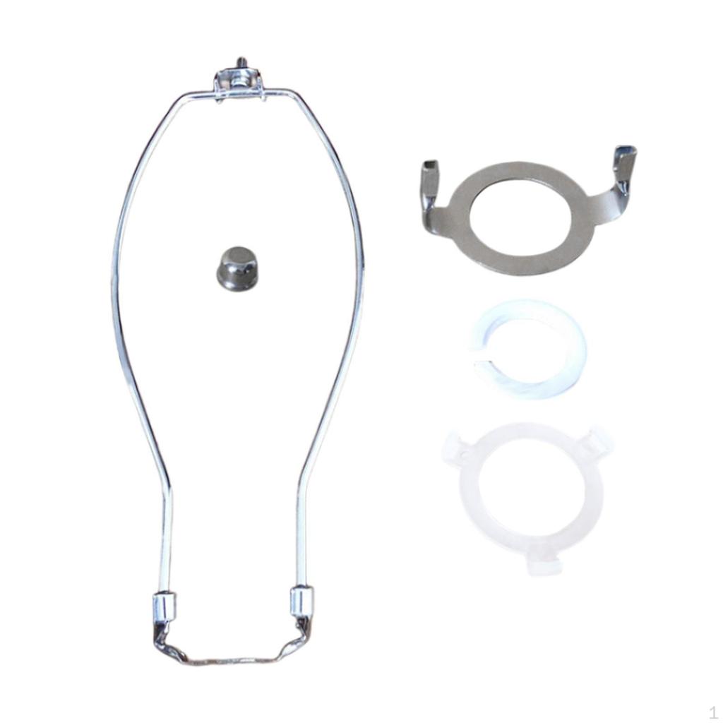 Adjustable Lamp Harp with Detachable Finial - Lighting Fixture Accessories
