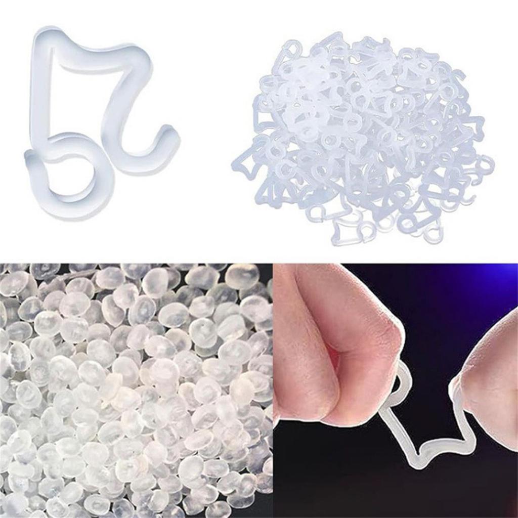 Musical Note Hanging Outdoor Light String Hook Plastic Light Clip Decorative Sliding Clip