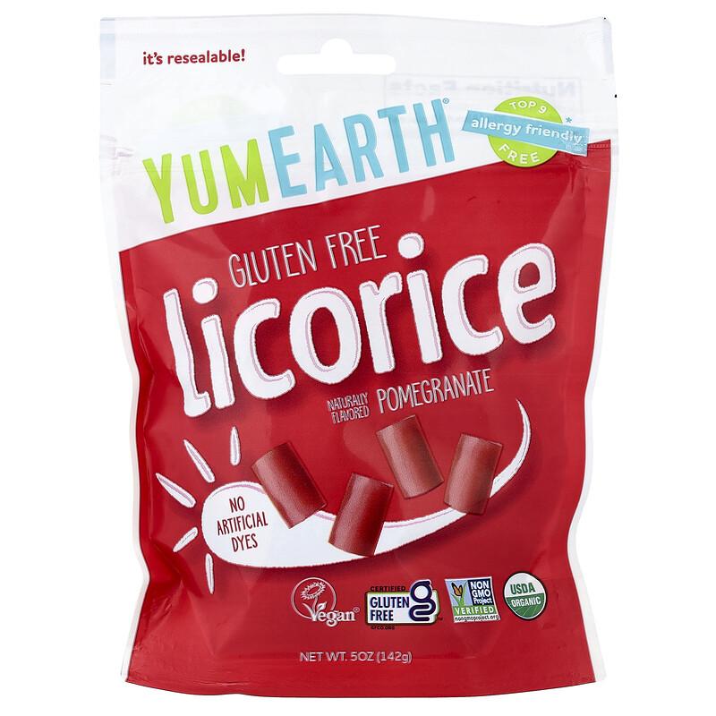 Rworld Wellness Gluten Free Licorice, Pomegranate, 5 Oz (142 G)