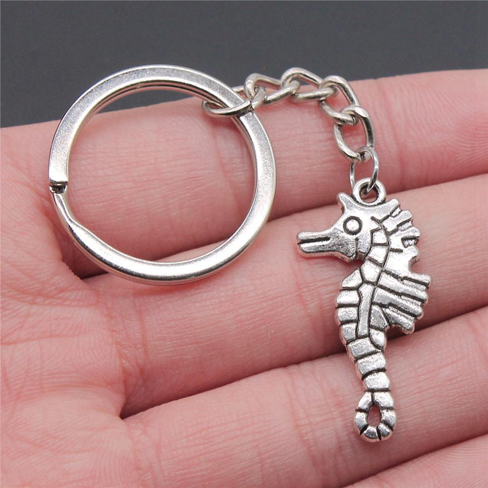 Seahorse Octopus Mermaid Underwater Keychain for Kids Handmade Bohemian Anniversary Gift Minimalist Phone Charm