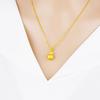 24K Gold-Plated Velvet Sand Christmas Apple Solid Pendant - 3D Imitation Hard Gold Peaceful Night Gift